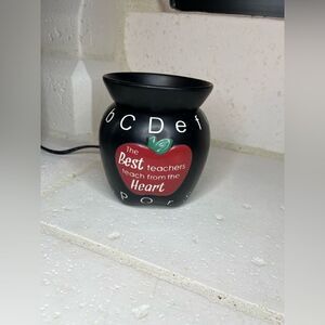 Scentsy ABC “The best teachers teach from the heart” full size wax Warmer